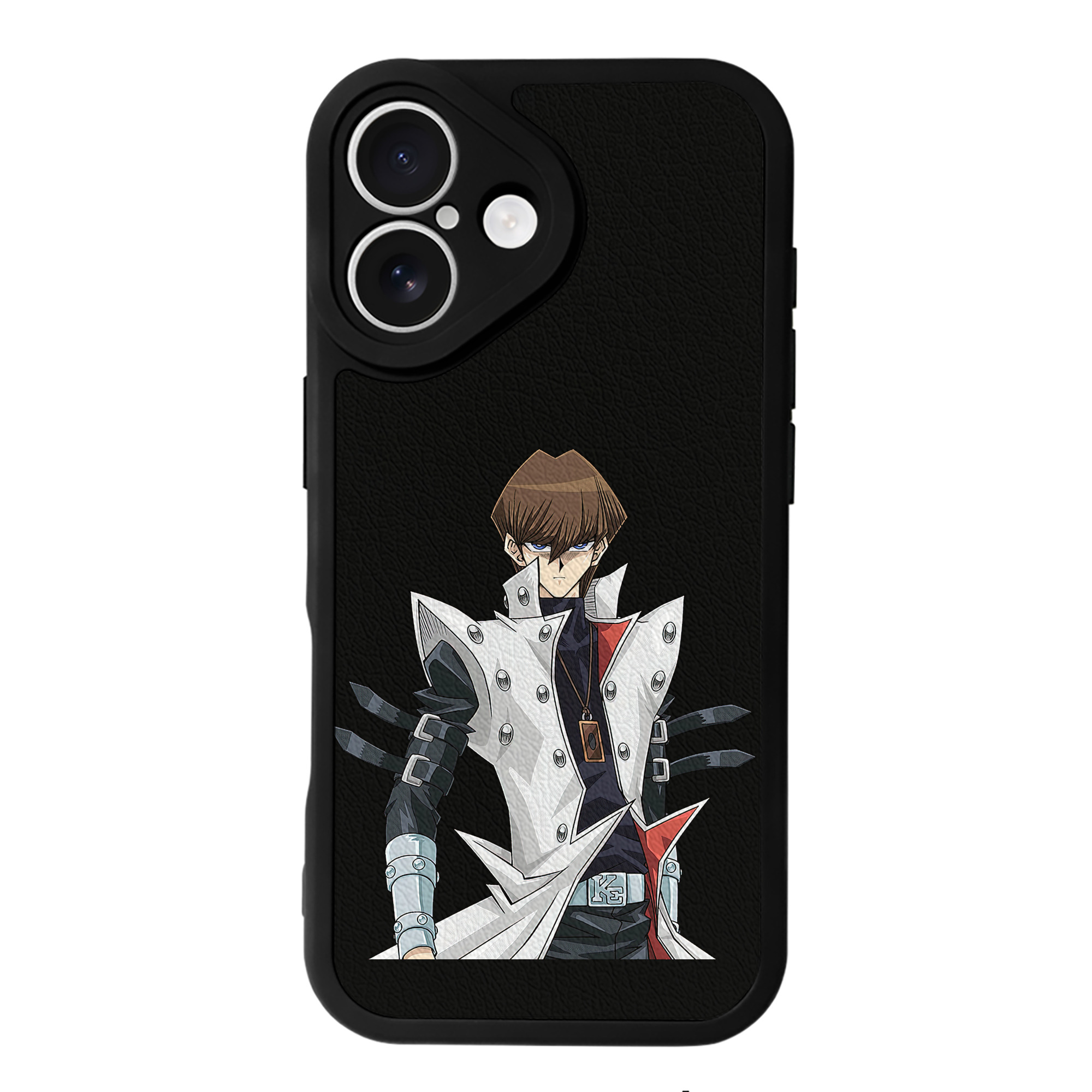 遊☆戯☆王 Yu-Gi-Oh! 【iPhone 16シリーズ対応】シリコンスマホケース（レザー調） 材質：シリコン
